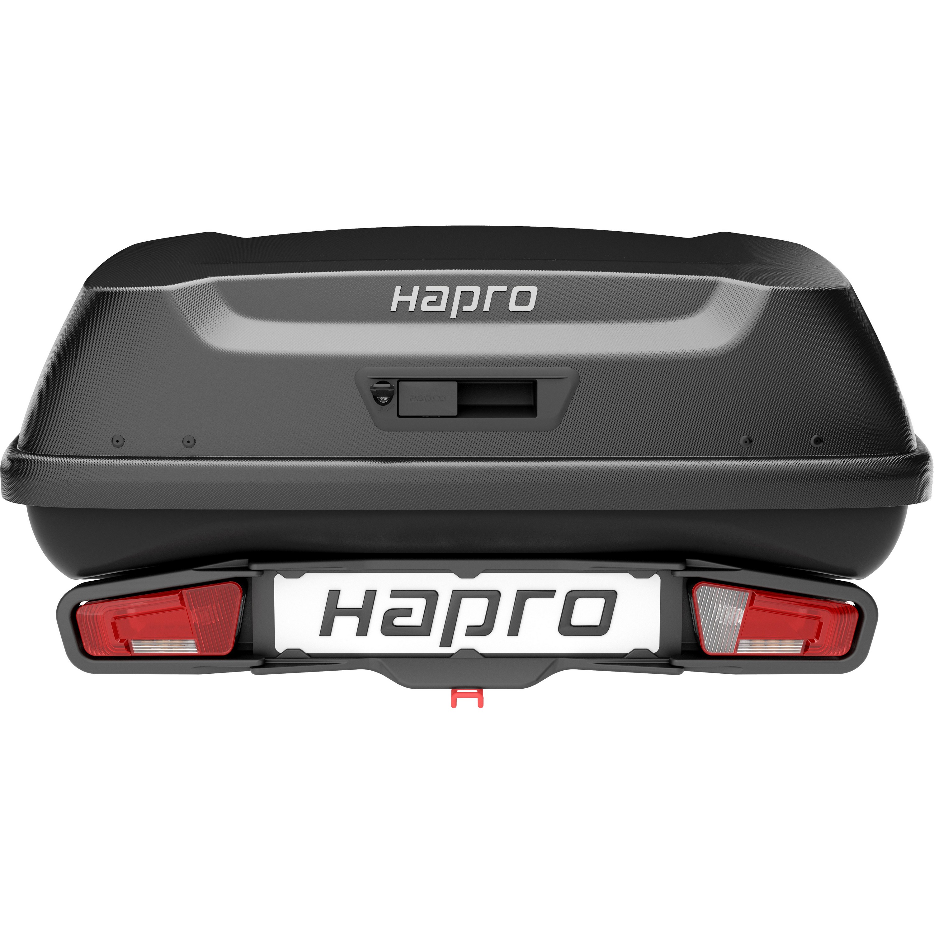 Hapro Boxer M trekhaakkoffer hexagon black inclusief platform