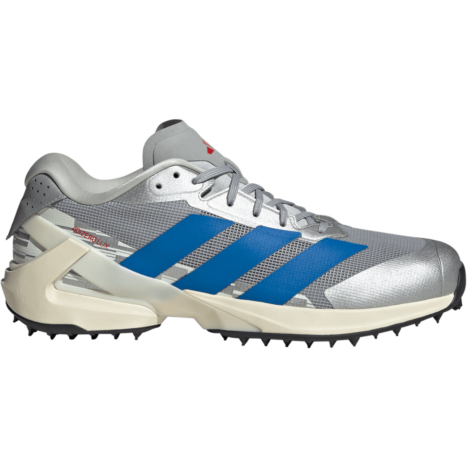Adidas Adizero Lux 3 hockeyschoenen silver met bright royal pure ruby