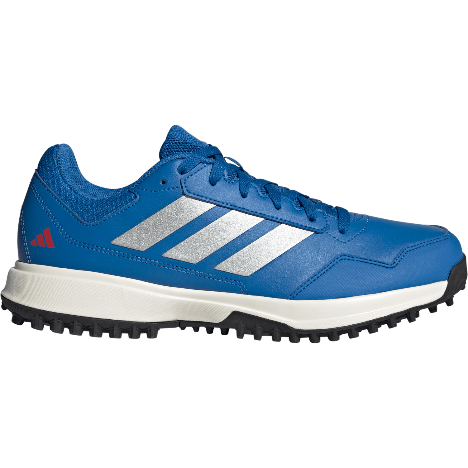 Adidas Hockeystar hockeyschoenen bright royal silver met pure ruby