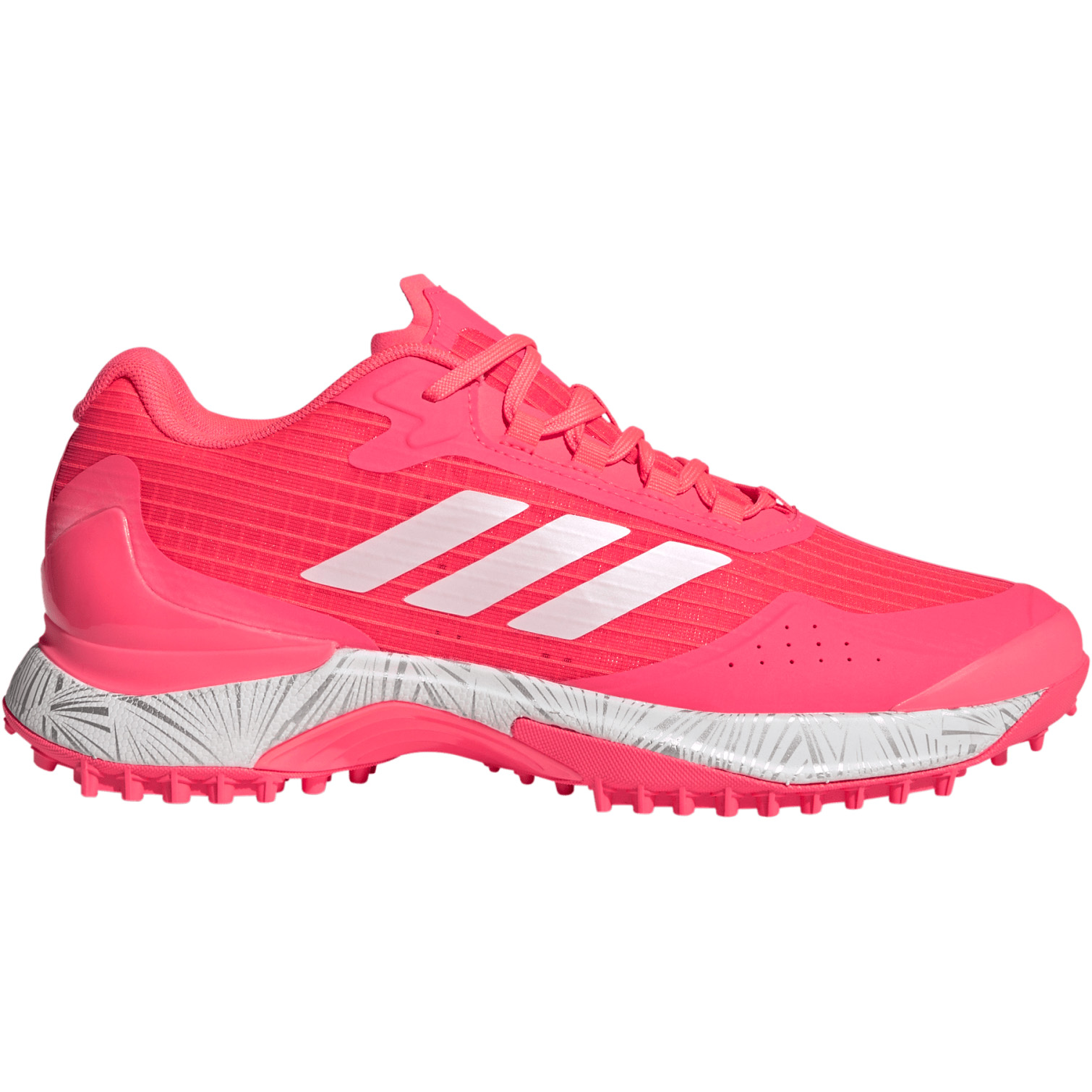 Adidas Fabela X 2 hockeyschoenen solar turbo zero metalic cloud white