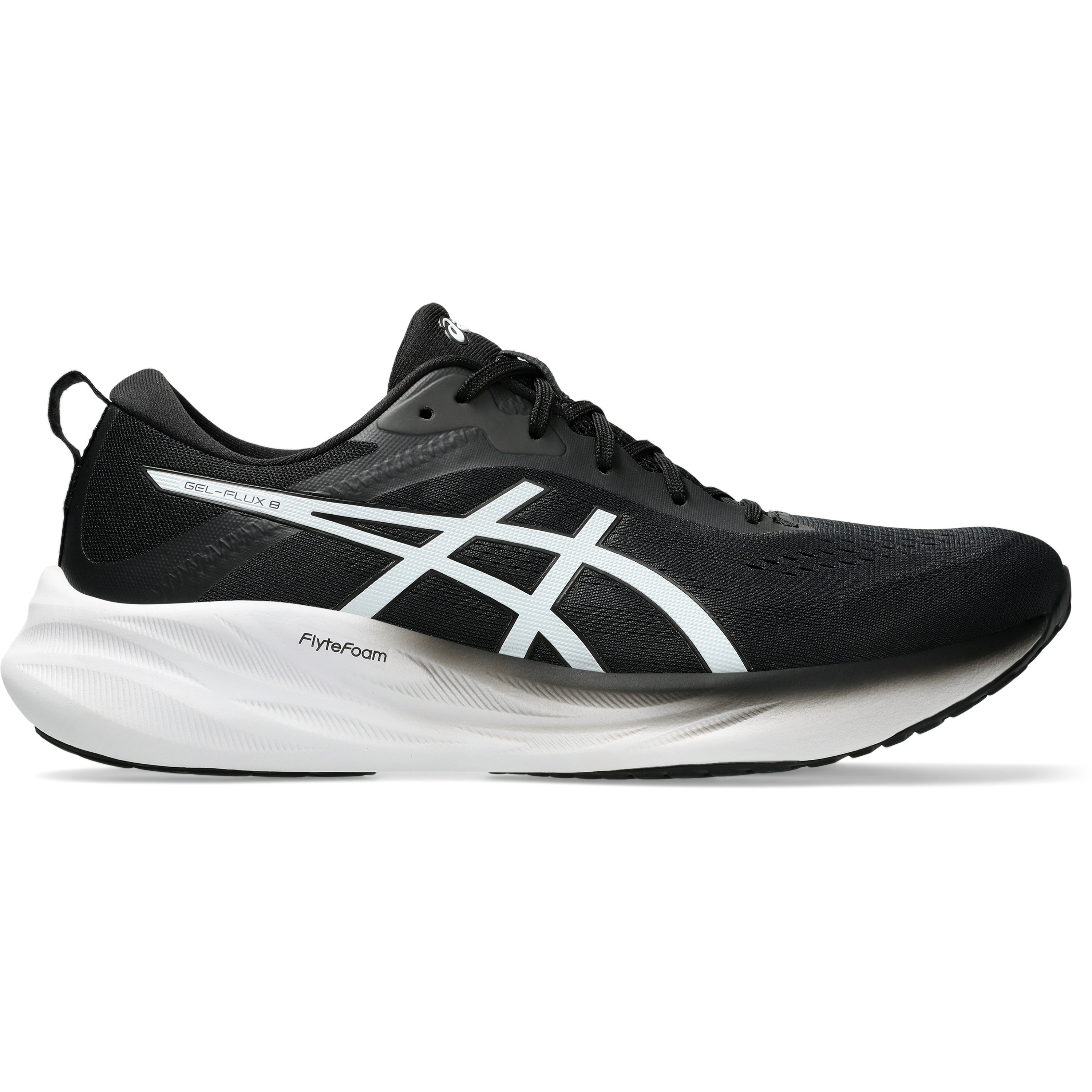 ASICS GEL-FLUX 8 hardloopschoenen heren black white 