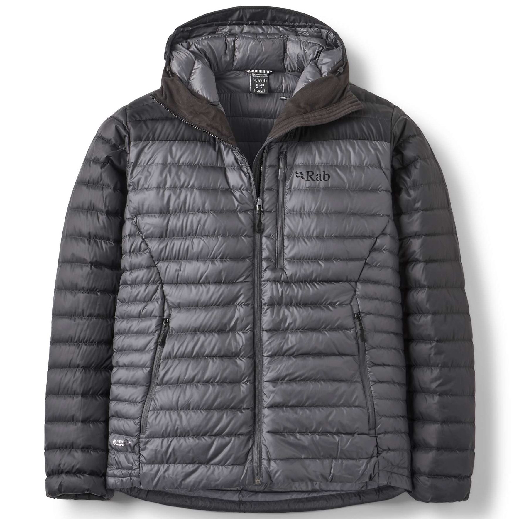 Rab Microlight Alpine Down outdoor jack heren black graphene 