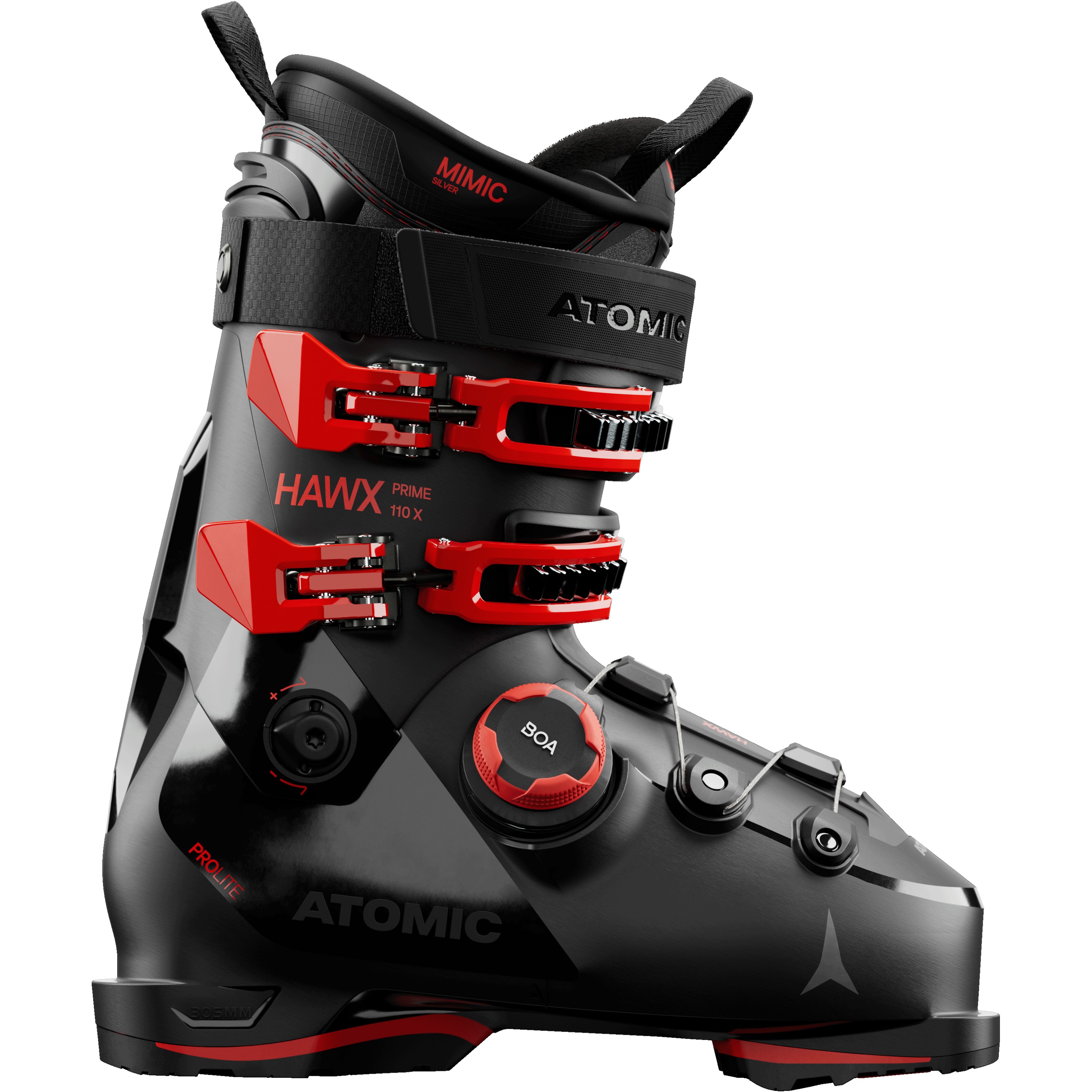 Atomic Hawx Prime 110 X BOA skischoenen heren black 