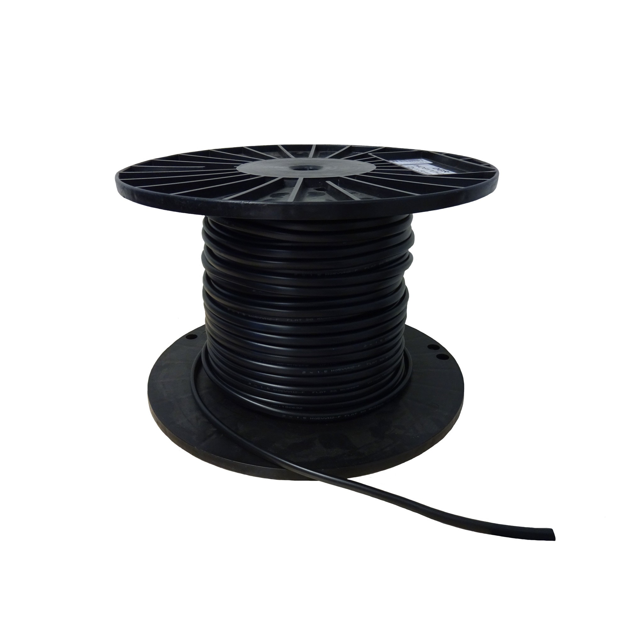 vonnis Nuttig Verwijdering DWS Platte PVC kabel 2 x 1,5 mm