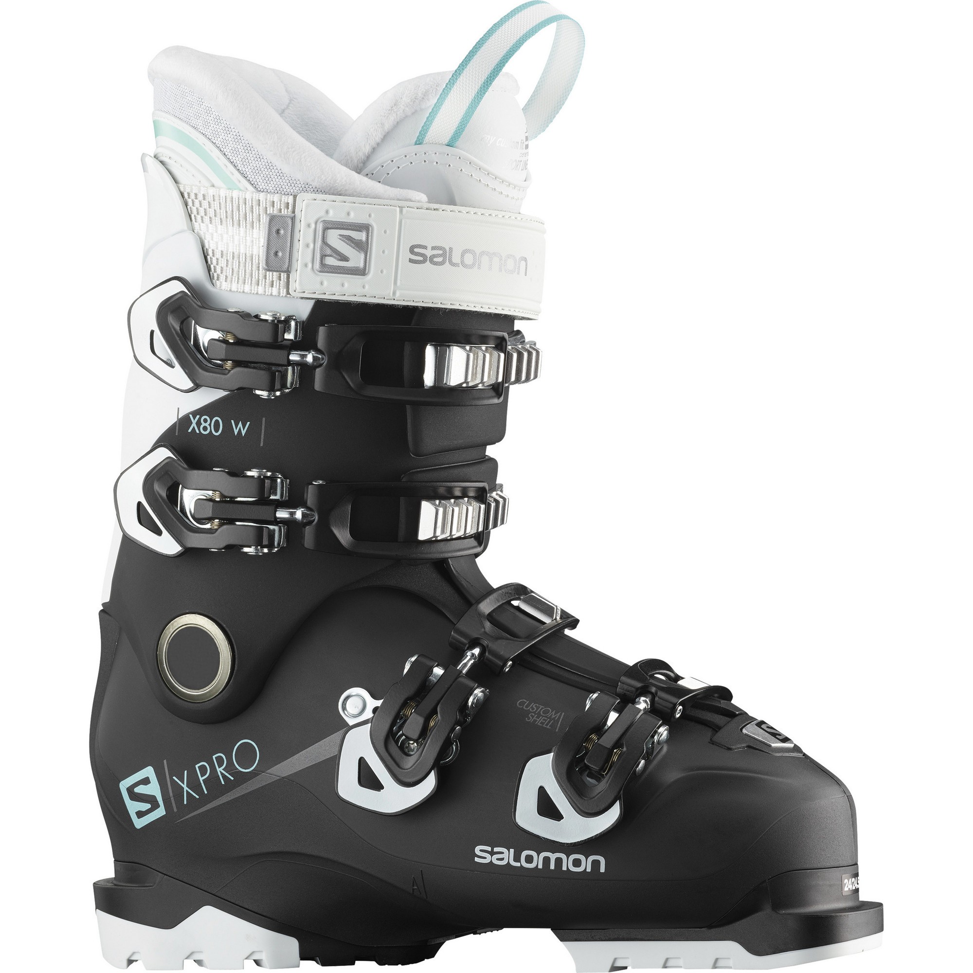 beweeglijkheid Preventie voorraad Salomon X Pro 80 CS skischoenen dames black white blue