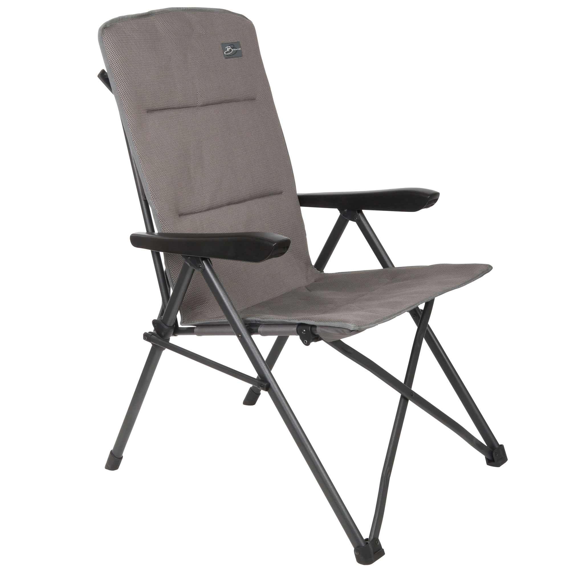 hartstochtelijk Arthur nogmaals Bardani Monschau 3D Comfort campingstoel platina grey