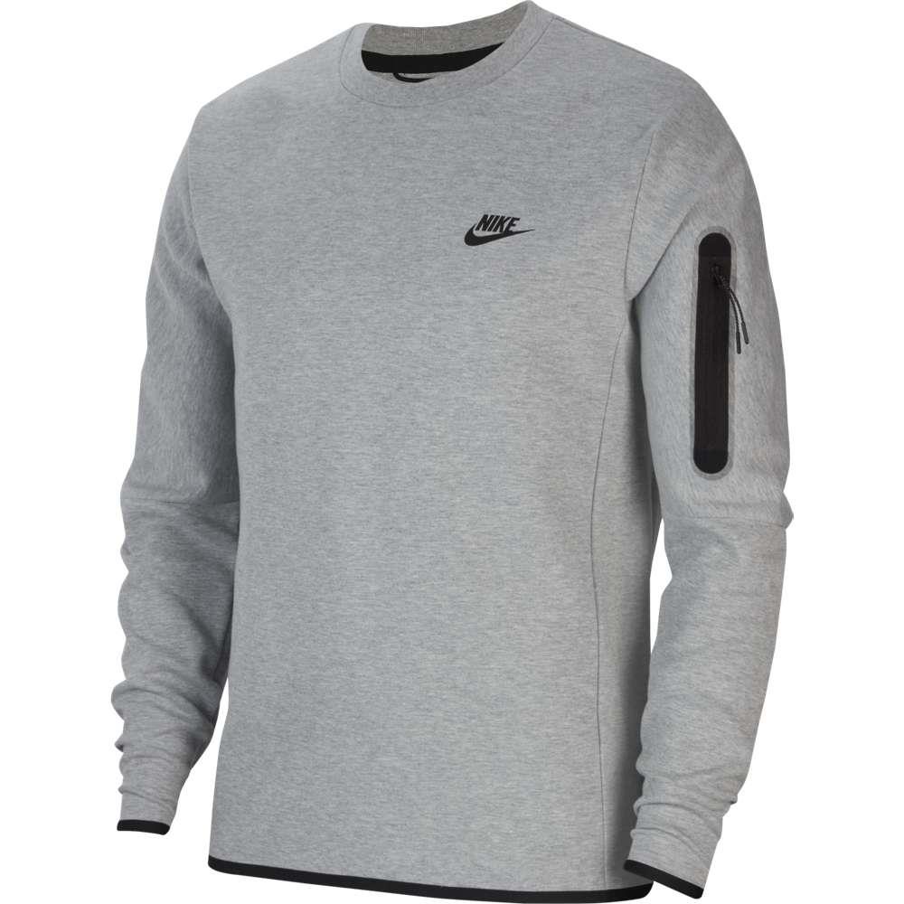 Zenuwinzinking Verslaggever efficiëntie Nike Sportswear Tech Fleece sweater heren dark grey heather zwart