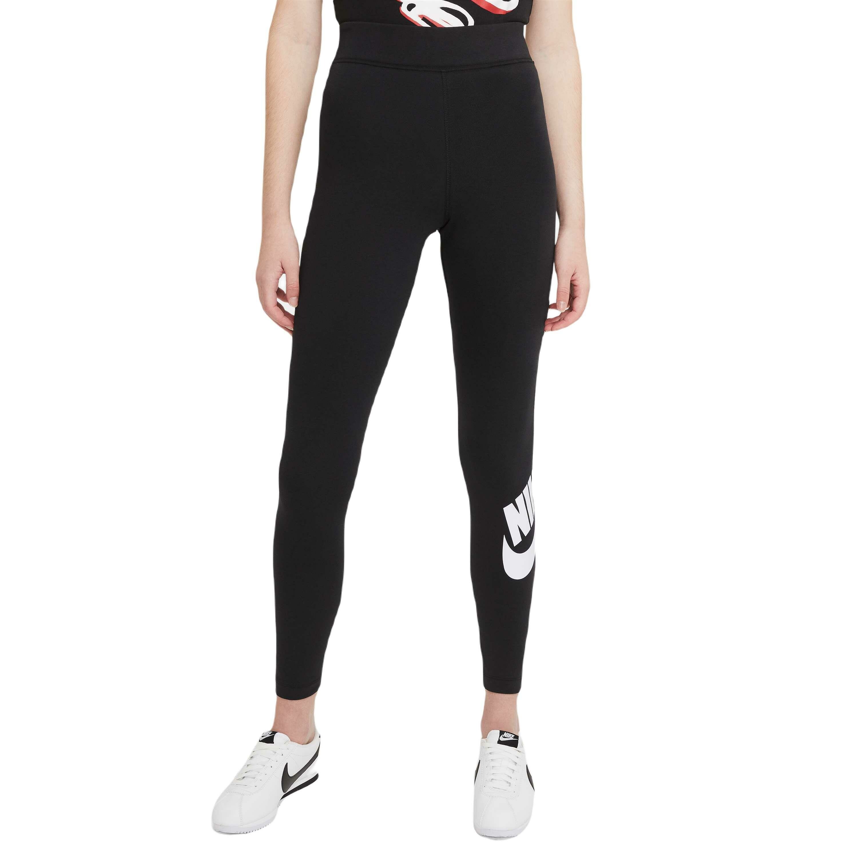 klein afwijzing boog Nike Sportswear Essential sportlegging dames zwart wit
