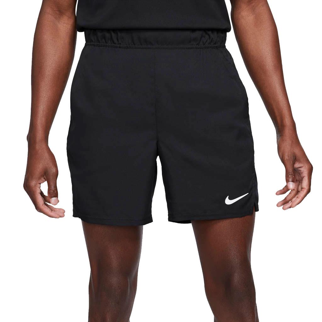 snap schermutseling Af en toe Nike Court Dri-FIT Victory tennisshort heren zwart wit