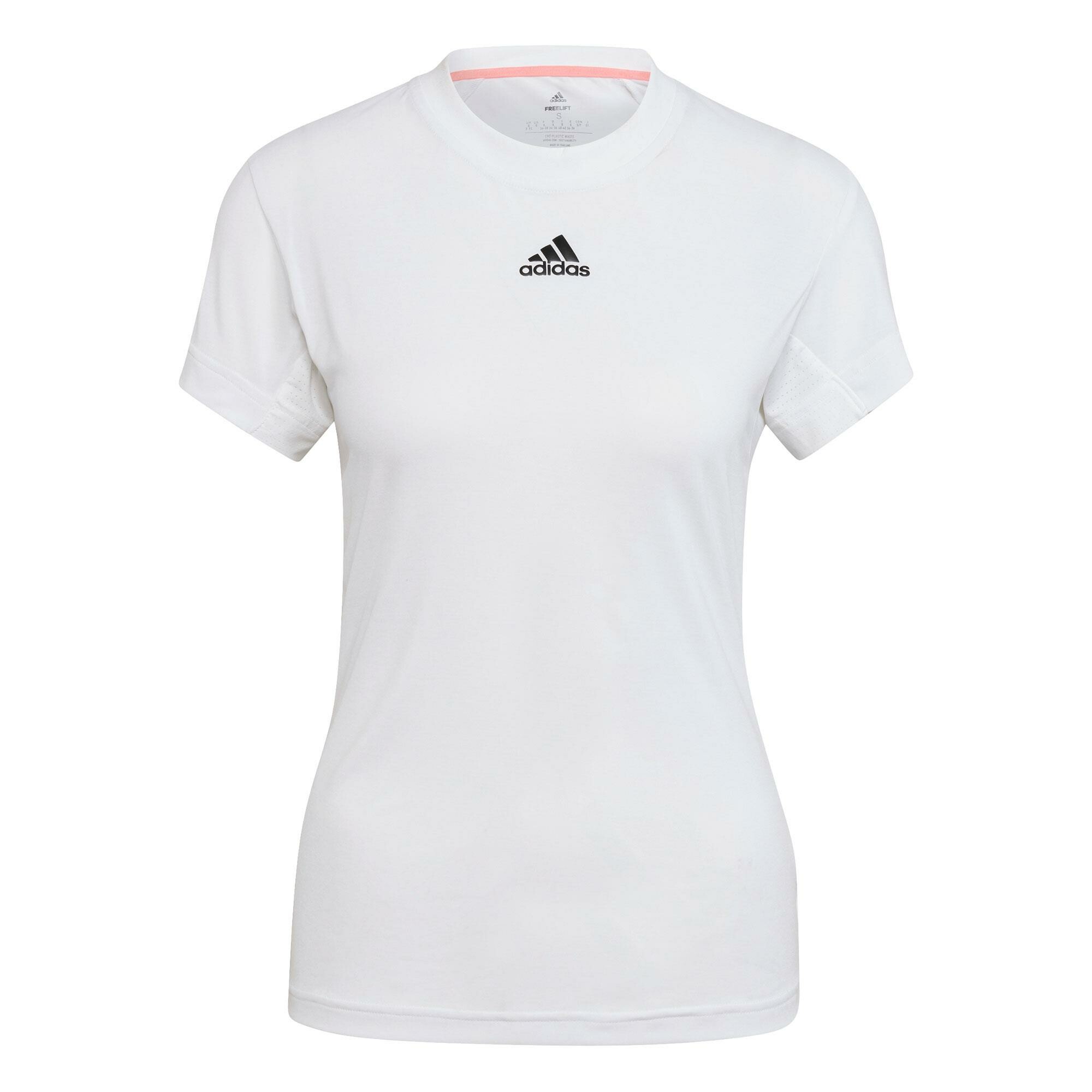 technisch Binnen Bowling Adidas FreeLift tennisshirt dames white