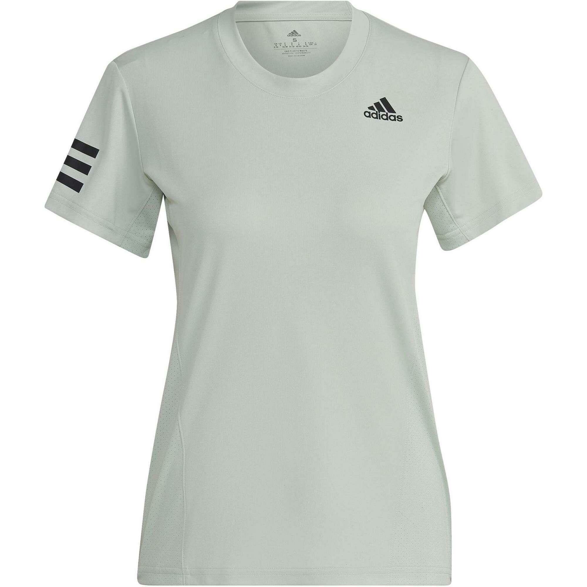 Adidas tennisshirt dames linen green