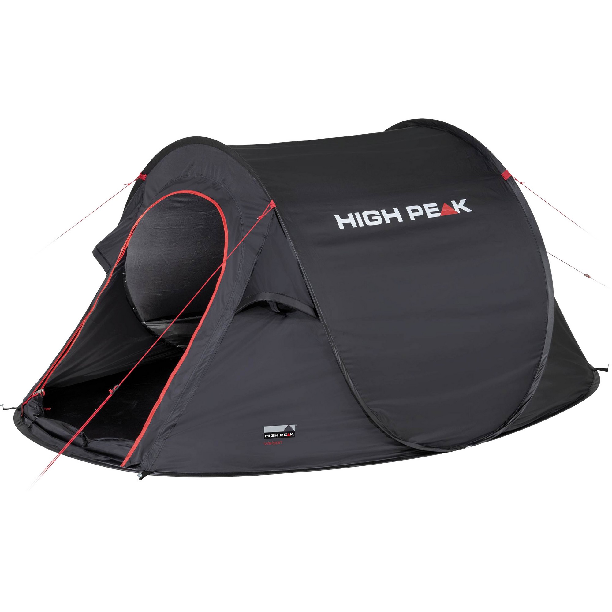 Fitness robot Kan weerstaan High Peak Vision 3 pop up tent black - Tenten