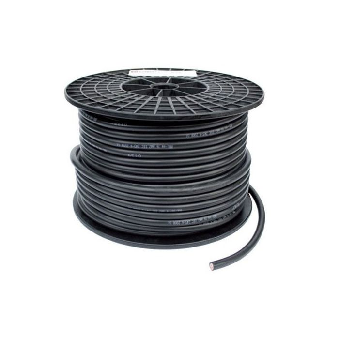 DWS Dubbel geïsoleerde kabel zwart 16 mm 