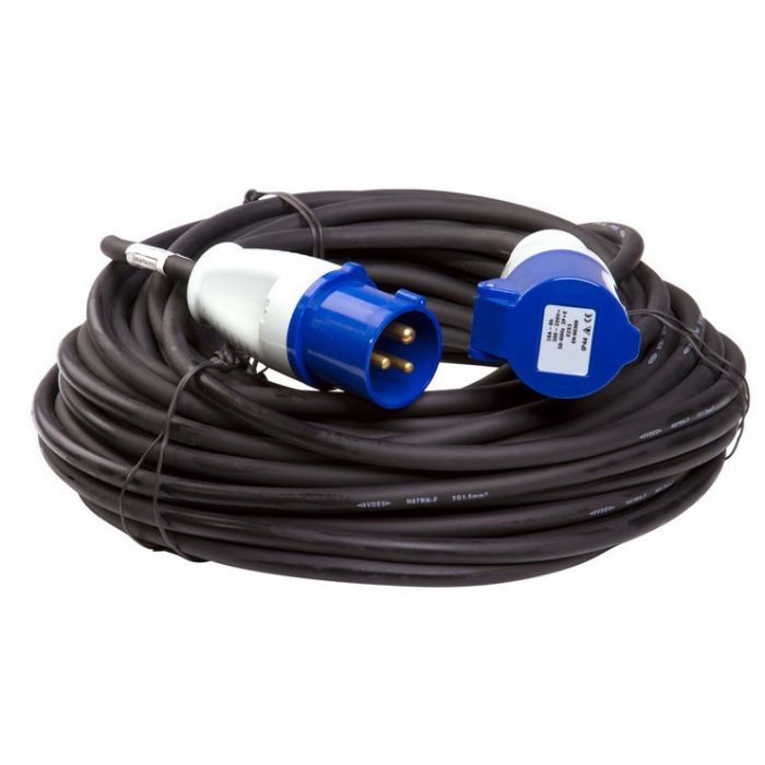 afbreken merk op Wanorde DWS neopreen kabel inclusief CEE stekkers 10 meter