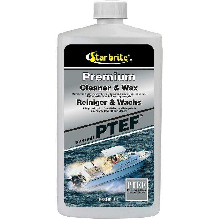 Star Brite Premium cleaner en wax met PTEF 1 liter 