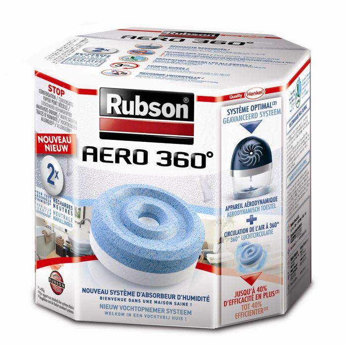 Rubson AERO 360 neutrale navullingen 2-pack 