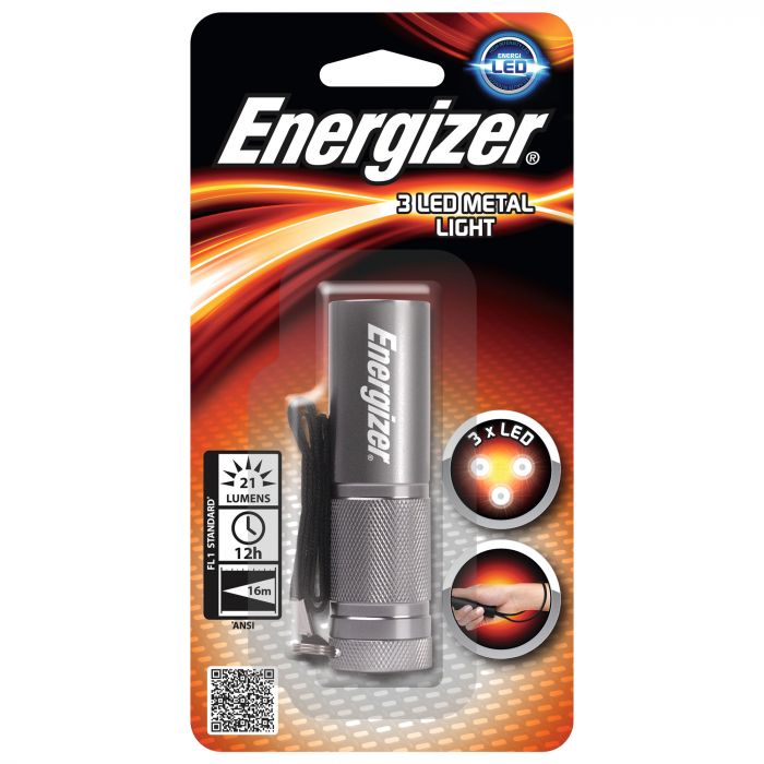 Energizer Metal Value 3 x AAA zaklamp 