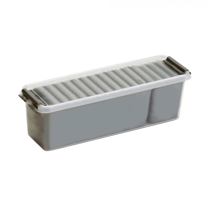 Sunware Q-Line Mix-Box opbergbox 1,3 liter grijs 