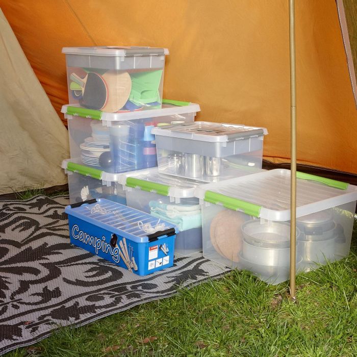 Sunware Q-Line Camping opbergbox 9,5 liter blauw
