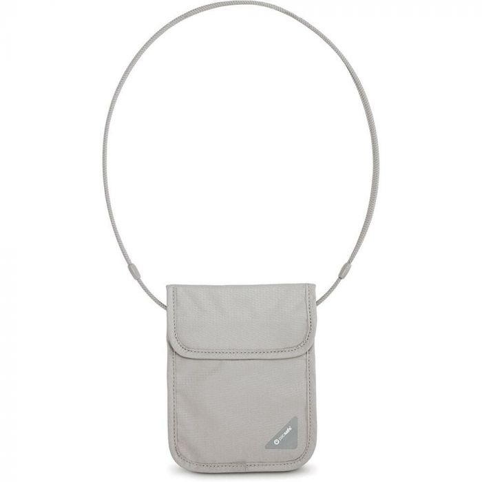 PacSafe Coversafe X75 neck wallet grey 