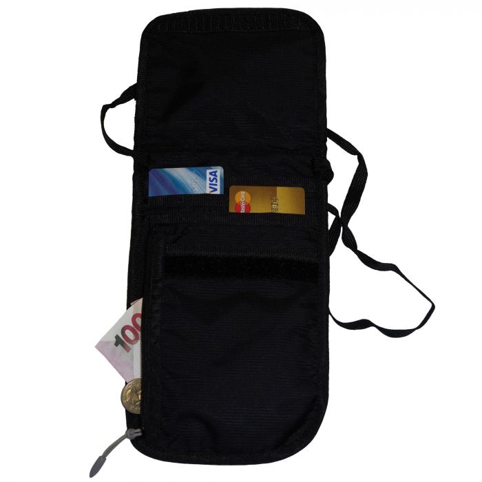 High Peak Messina XL neck wallet black 
