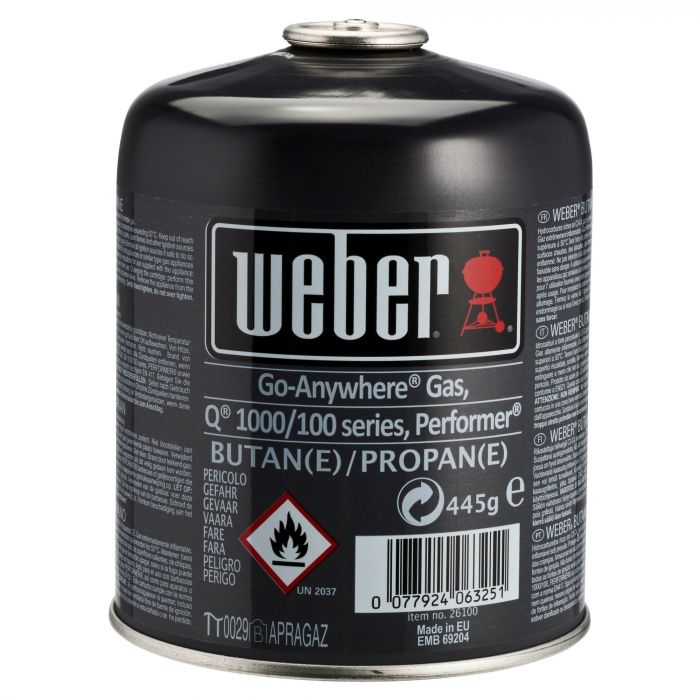 Weber Gascartouche voor Q100 - Q1000 - Performer Deluxe  - Go-Anywhere - Summit Charcoal