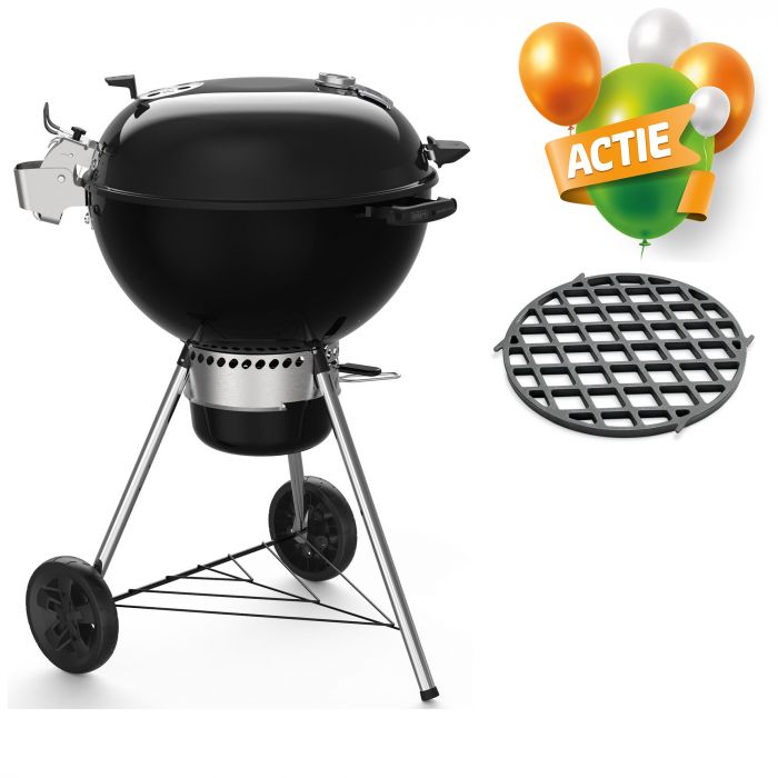 Weber Master-Touch GBS Premium E-5775 houtskoolbarbecue  black inclusief GBS grillrooster