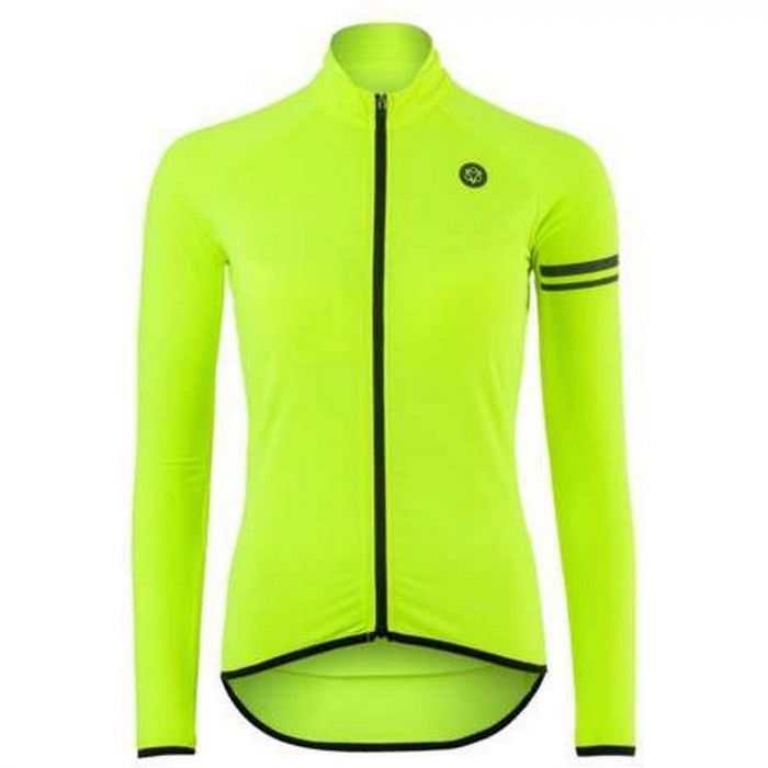 Agu Essential Thermo fietsshirt dames hivis neon 