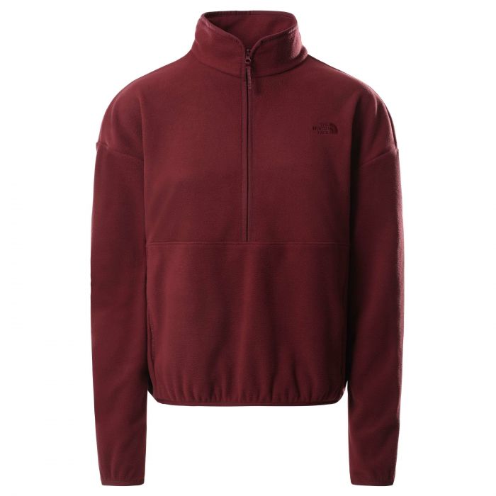 The North Face TKA Glacier Crop sweater dames regal red - XS 