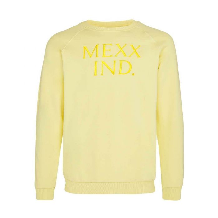 gereedschap Snazzy Haiku Mexx Crewneck Print sweater heren light yellow