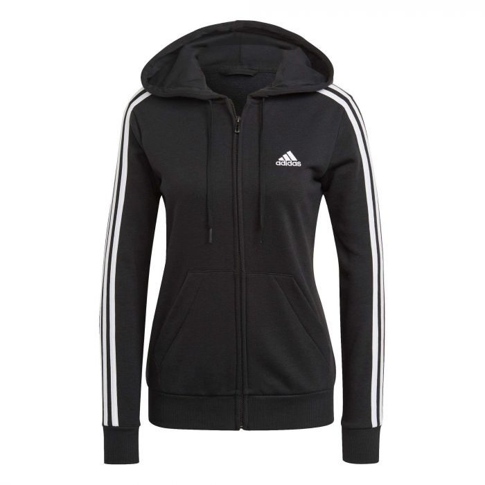 Adidas Essentials French Terry 3-Stripes vest dames black