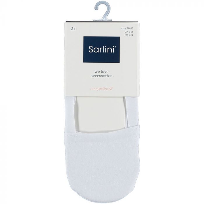 Sarlini Invisible Sneaker sokken white 2-pack 