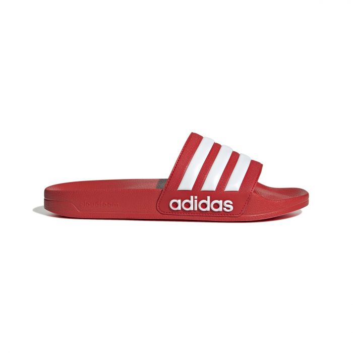 Adidas Adilette Shower slippers vivid red cloud white 