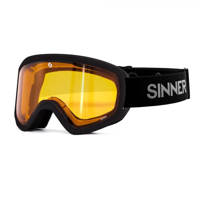 Sinner Estes skibril matte black 