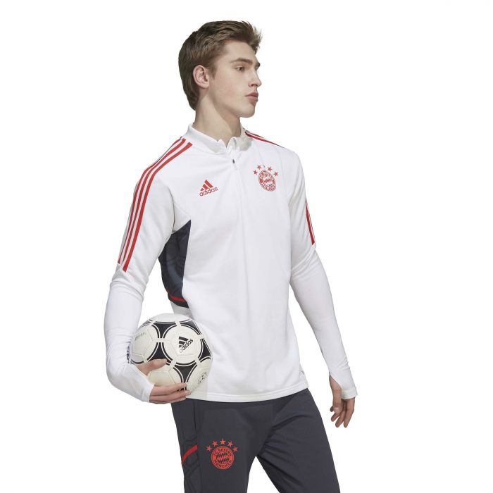 Vlak Toepassen Ik heb een contract gemaakt Adidas FC Bayern München trainingstrui 22 - 23 heren white