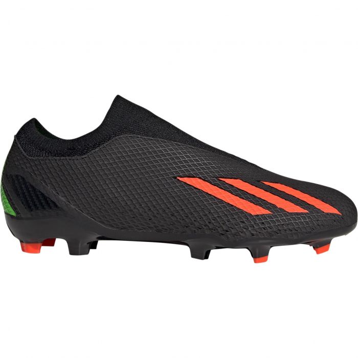 Adidas X Speedportal.3 FG GW8471 voetbalschoenen heren core black solar solar green