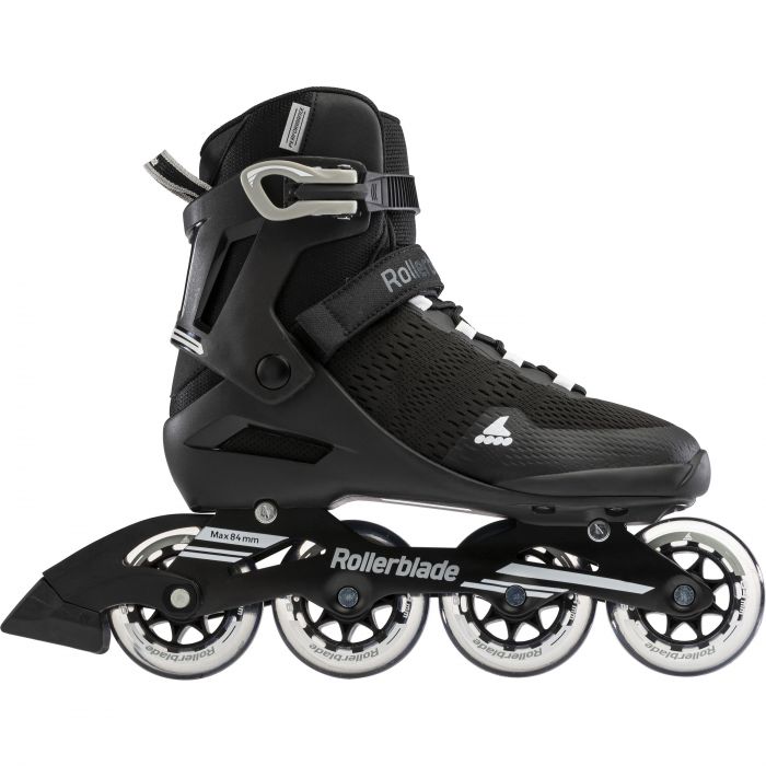 Rollerblade Sirio 84 inline skates heren black white 
