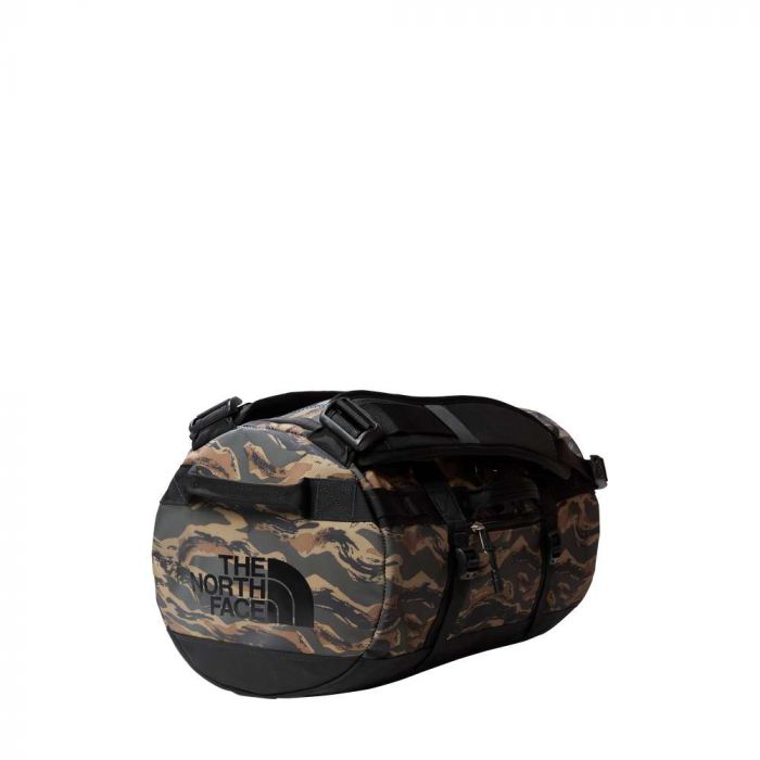 The North Face Base Camp XS 31 liter reistas new taupe green painted camo print TNF black