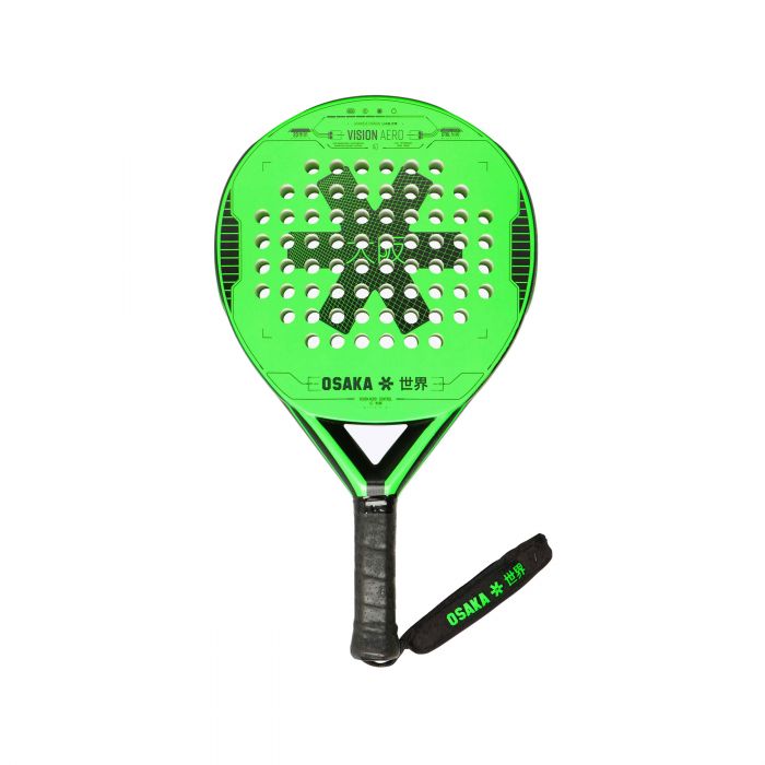Osaka Vision Aero Control padel racket iconic green 