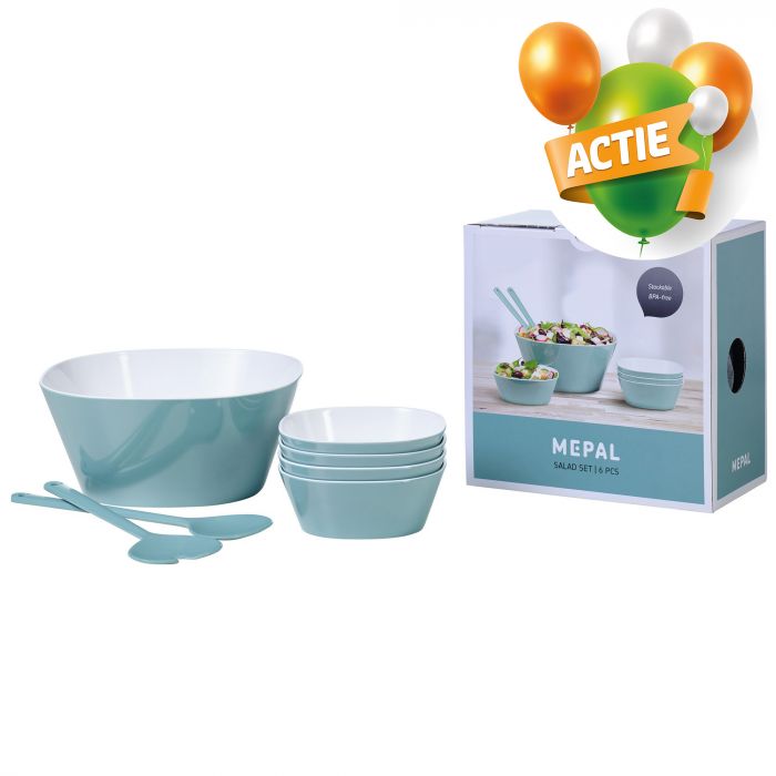 Mepal Giftset salade Conix 6-delig nordic green 