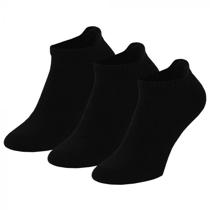 Apollo Basic sneaker sokken black 3-pack 