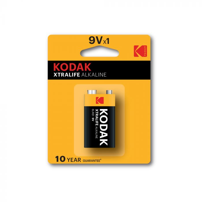 Kodak Xtralife Alkaline 9V batterij 