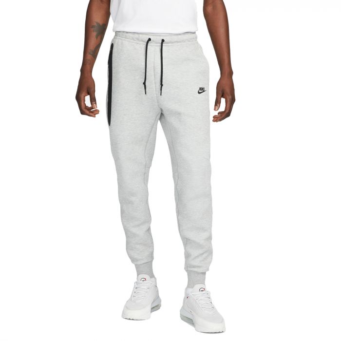 Nike Sportswear Tech fleece joggingbroek heren dark grey heather black