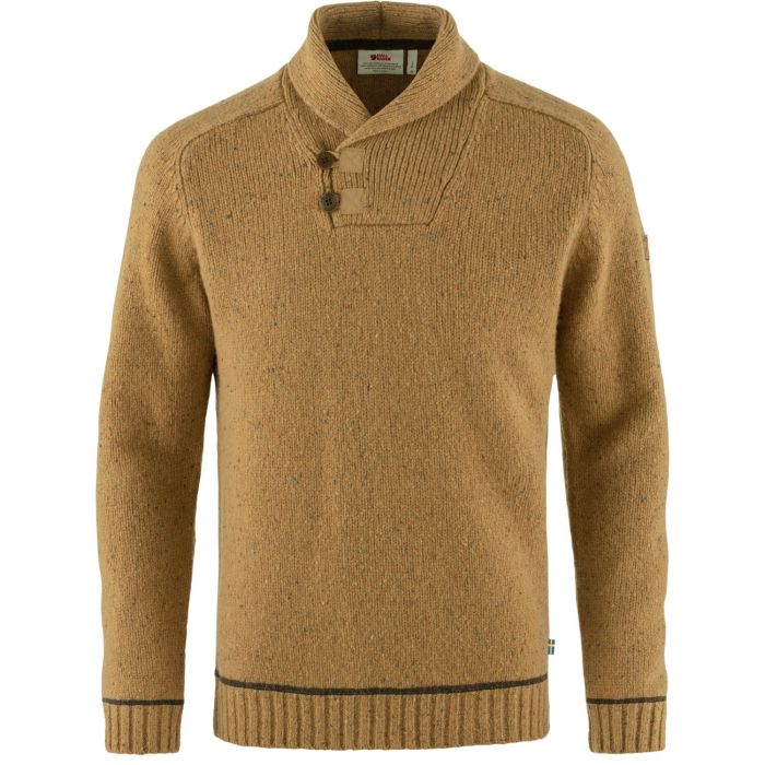 Fjällräven Lada sweater heren buckwheat brown 