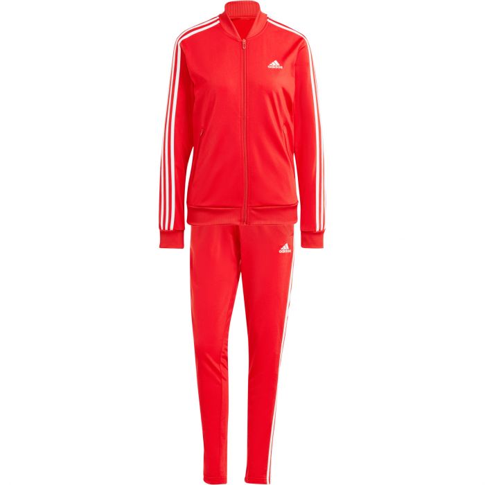Adidas Essentials 3-Stripes trainingspak dames better scarlet white
