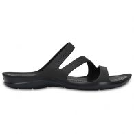 Crocs Swiftwater slippers dames black black 