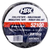 HPX 52100 isolatietape zwart 19 mm x 20 meter 