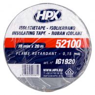 HPX 52100 isolatietape grijs 19 mm x 20 meter 
