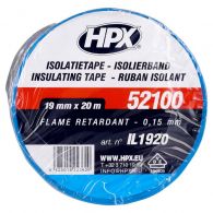HPX 52100 isolatietape blauw 19 mm x 20 meter 
