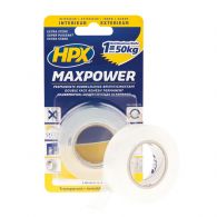 HPX Maxpower dubbelzijdige tape 19 mm x 2 meter 